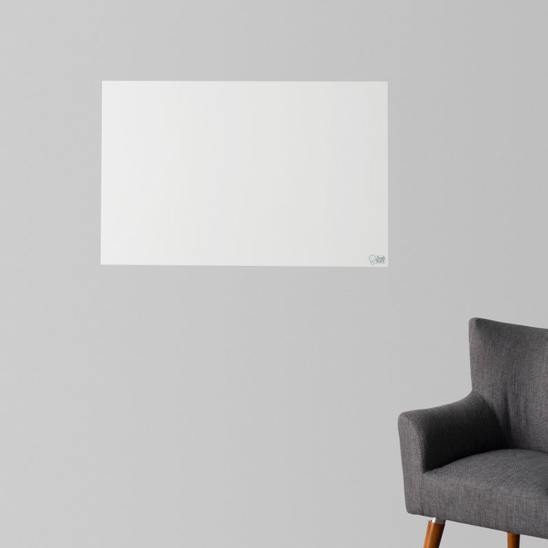 Think Board White Dry Erase Whiteboard 2'x3' â€“ Self-Adhesive Reusable Writing Surface for Wall, Desk, or Fridge â€“ Peel & Stick Removable Message Board for Home, Office & School - Image 2